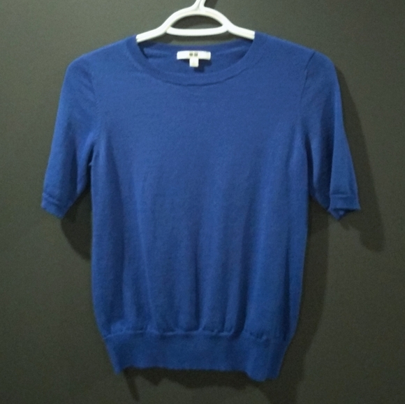 Uniqlo royal blue wool sweater - Picture 2 of 3